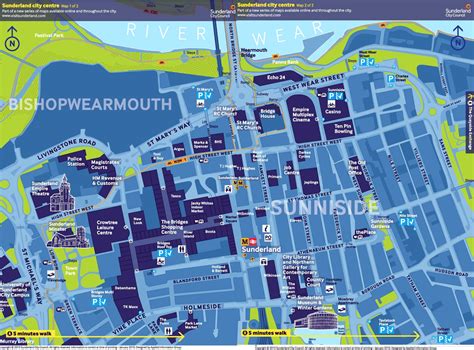 sunderland map.